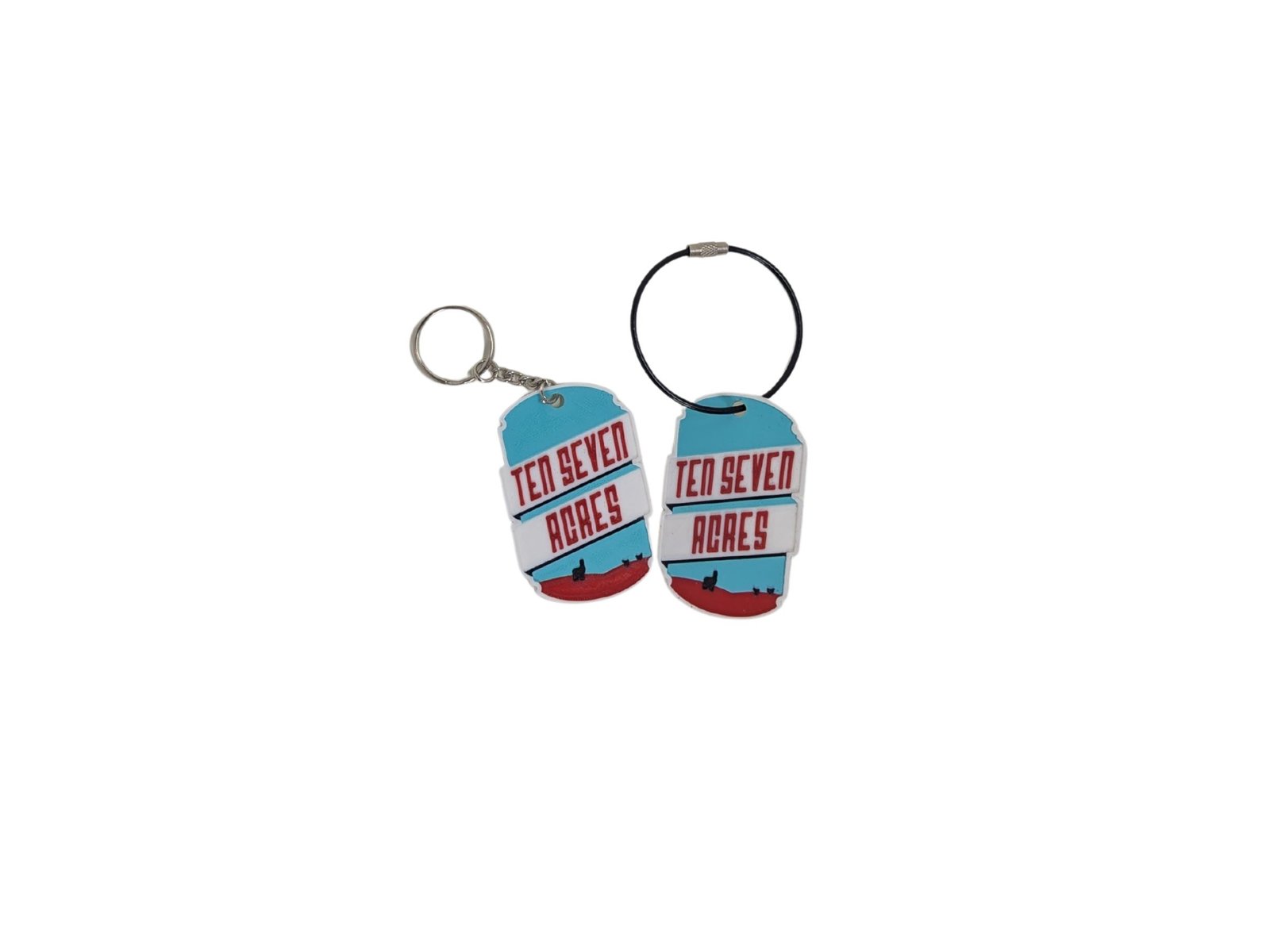 Ten Seven Acres - Logo Keychain/Bag Tag
