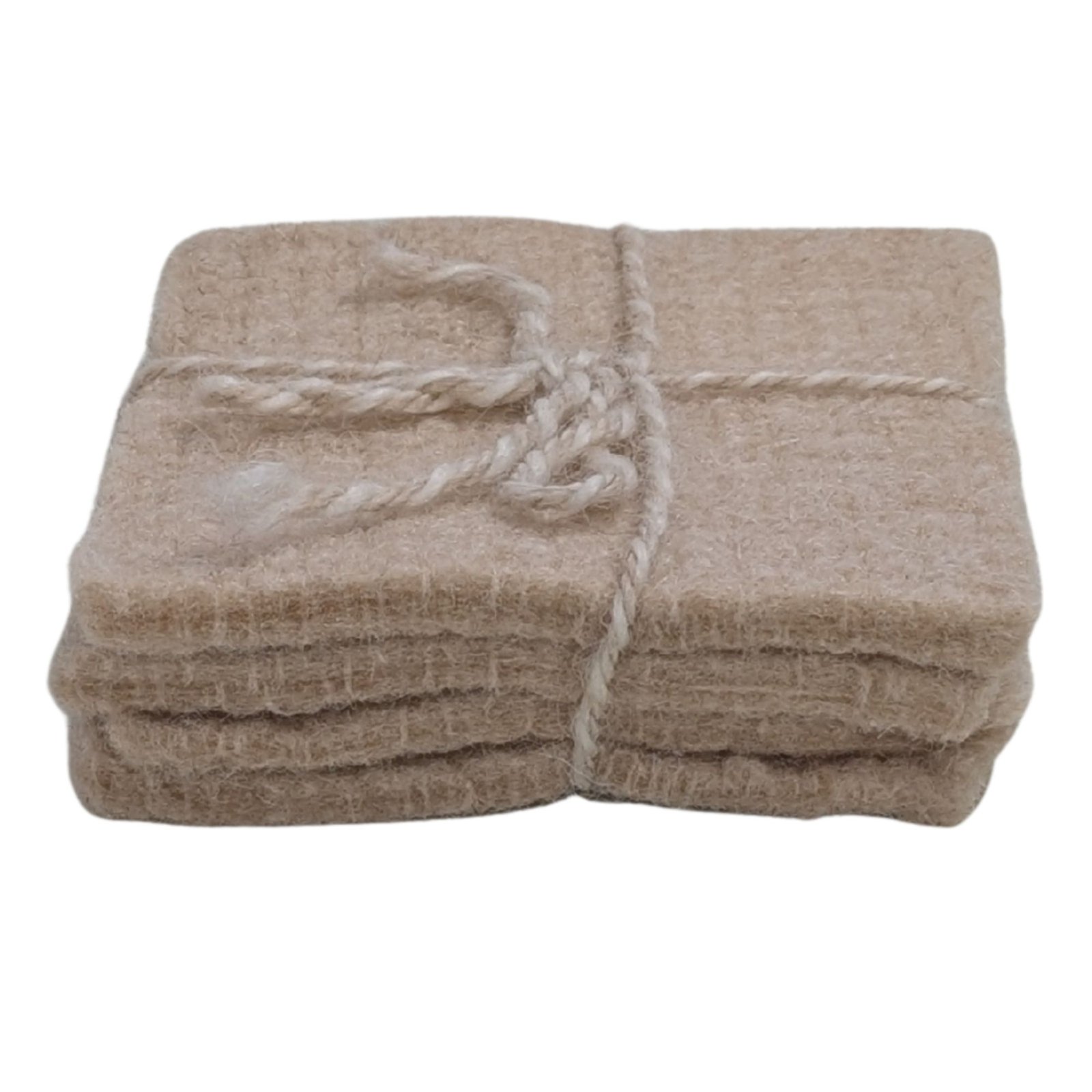 Alpaca Felt Coasters - Set of 4