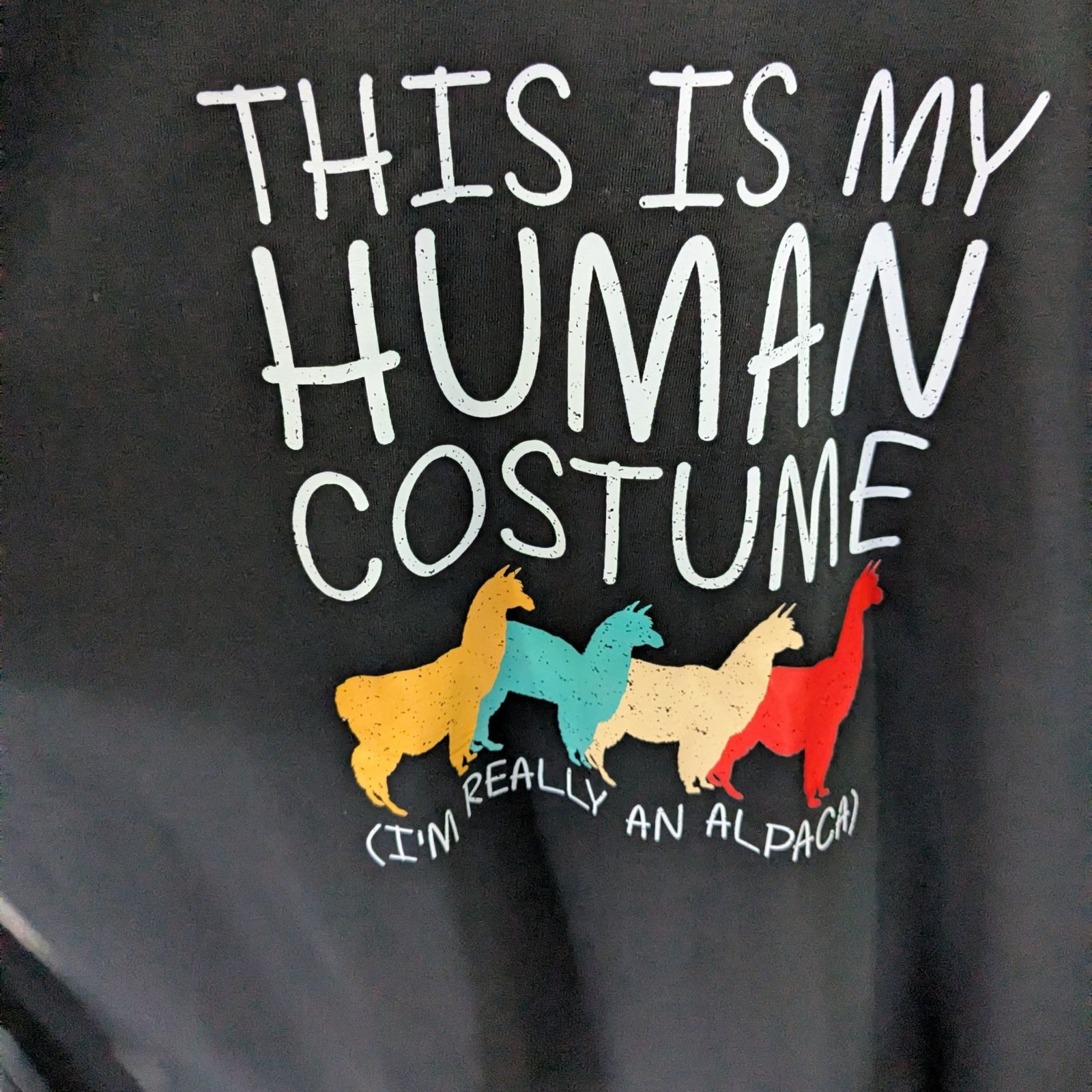 Novelty T-Shirt: Human Costume