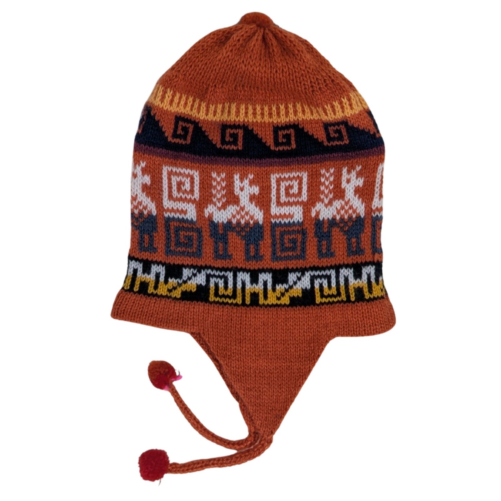Alpaca Blend Geometric Chullo Hat