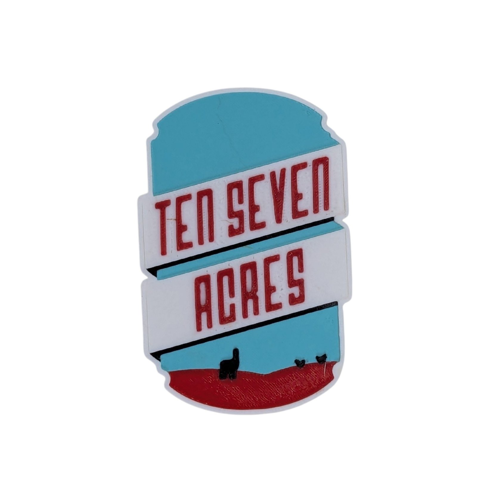 Ten Seven Acres Logo - Magnet